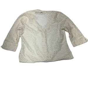 Valerie Stevens Ivory Lace Blouse